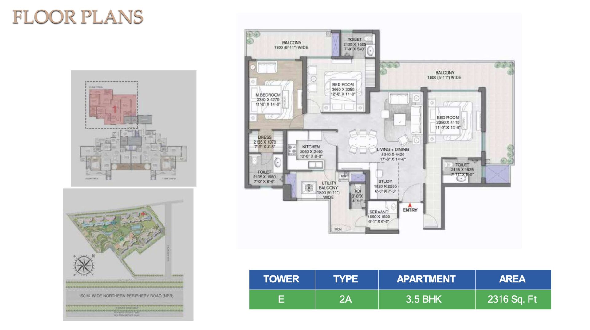 M3M Mansion Floor Plan